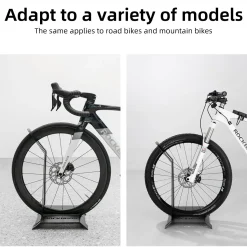 L-Shaped Carbon Steel Floor Rack for Multi-Bike Storage