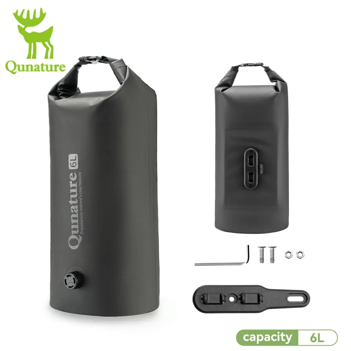 Magnetic 100% Waterproof Fork Bag Dry Bag 6L