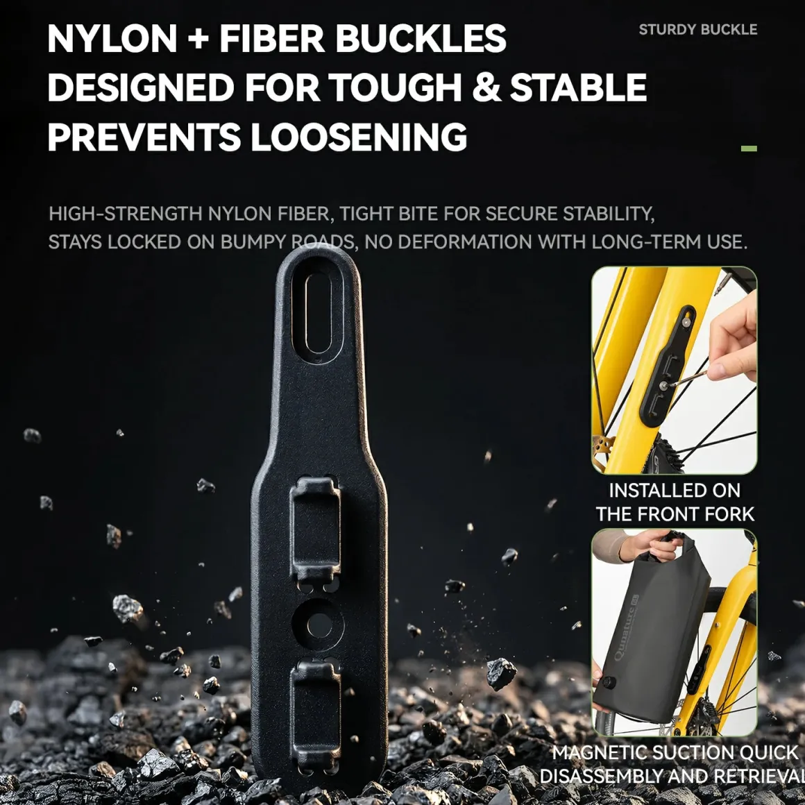 Magnetic 100% Waterproof Fork Bag Dry Bag 6L