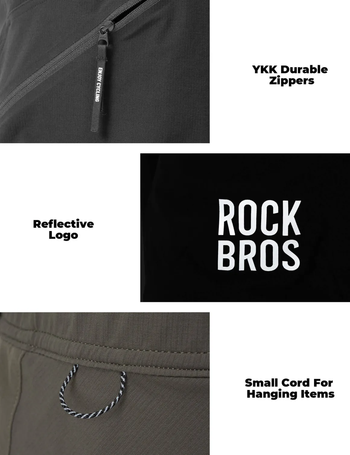 Men's Commuter Shorts Moisture-Wicking Multi-Pocket Shorts for Outdoor