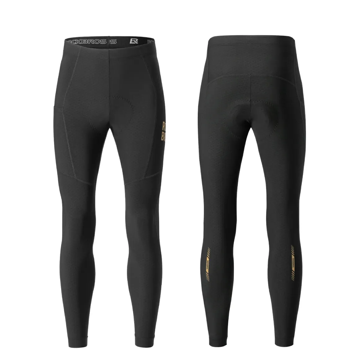 Men‘s Cycling Fleece Tights-Wright for 43–65°F