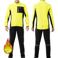 Men's Cycling Jacket & Pants Set Winter