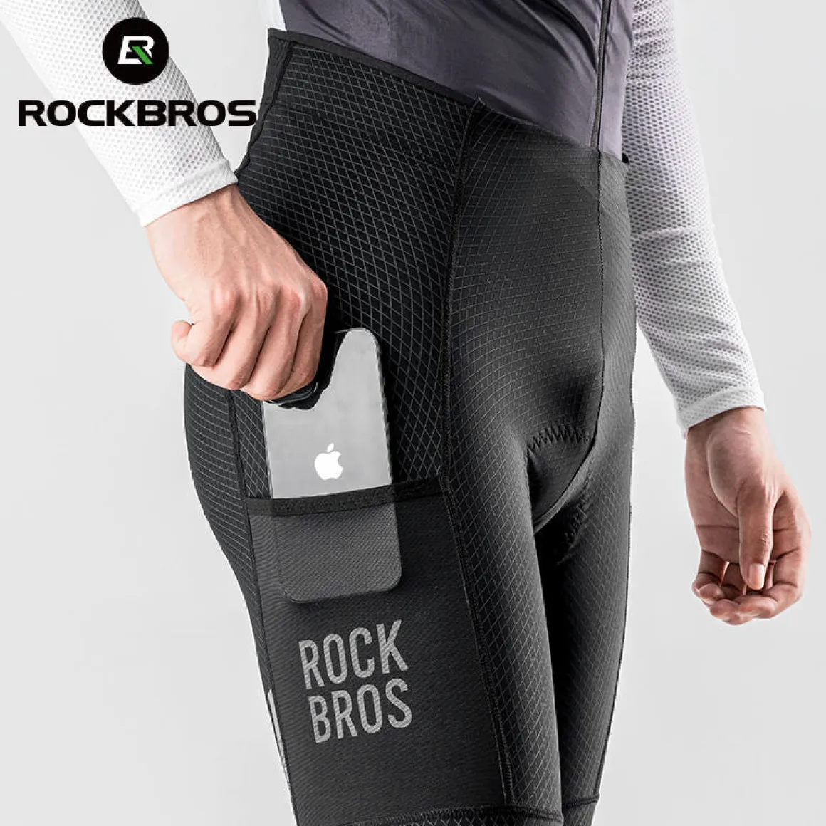 Men’s Padded Cycling Shorts – Breathable Quick-Dry