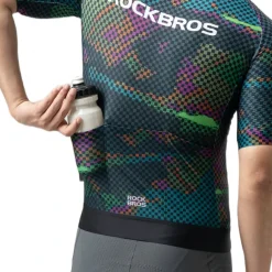 Men's Short Sleeve Cycling Jersey Reflective Quick-Dry Breathable