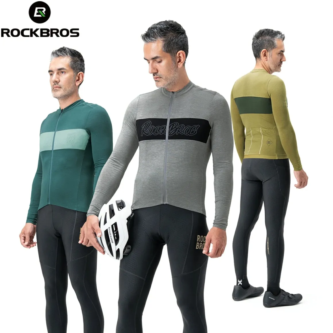 Men‘s Tencel Wool Cycling Jersey Breathable