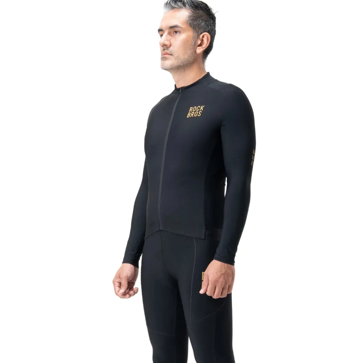 Men's Thermal Cycling Jersey for 43–64°F | Fleece Lined | Diamond
