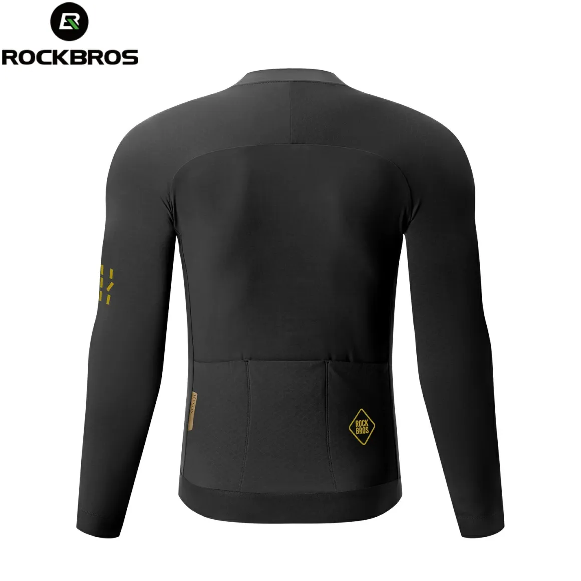 Men's Thermal Cycling Jersey for 43–64°F | Fleece Lined | Diamond