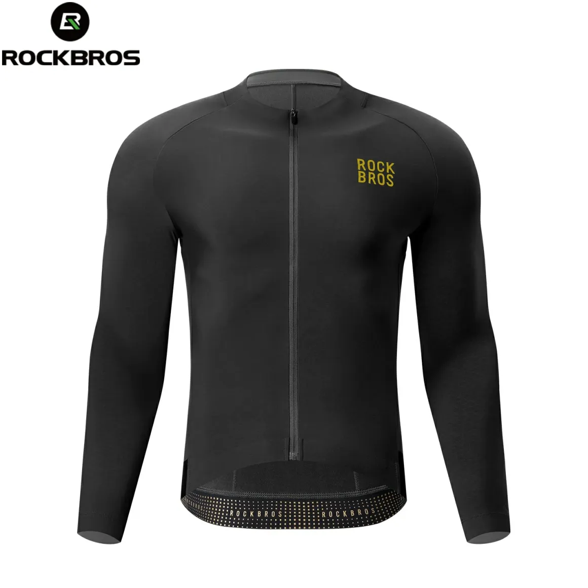 Men's Thermal Cycling Jersey for 43–64°F | Fleece Lined | Diamond