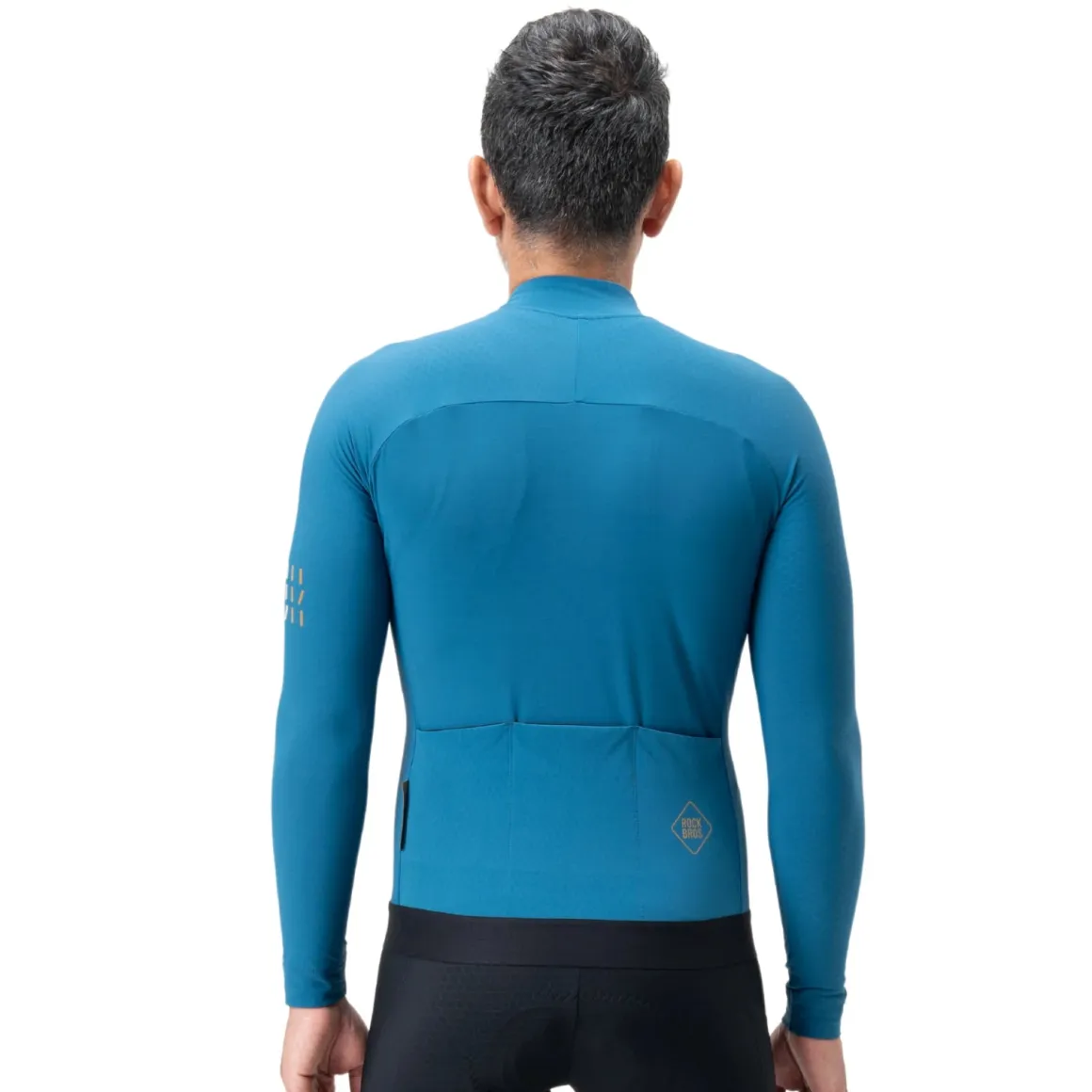 Men's Thermal Cycling Jersey for 43–64°F | Fleece Lined | Diamond