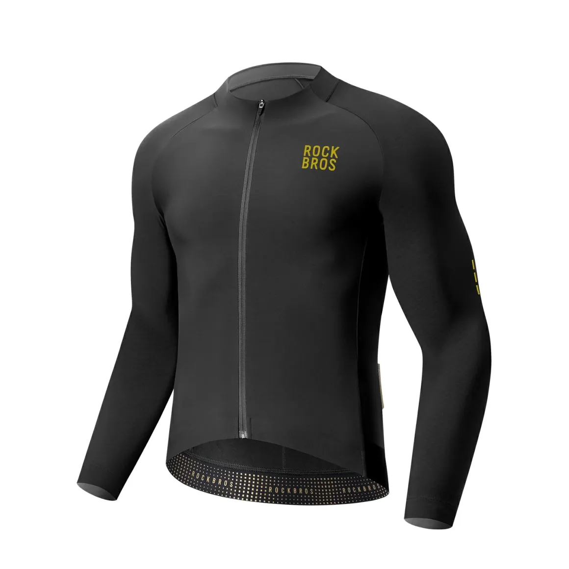Men's Thermal Cycling Jersey for 43–64°F | Fleece Lined | Diamond
