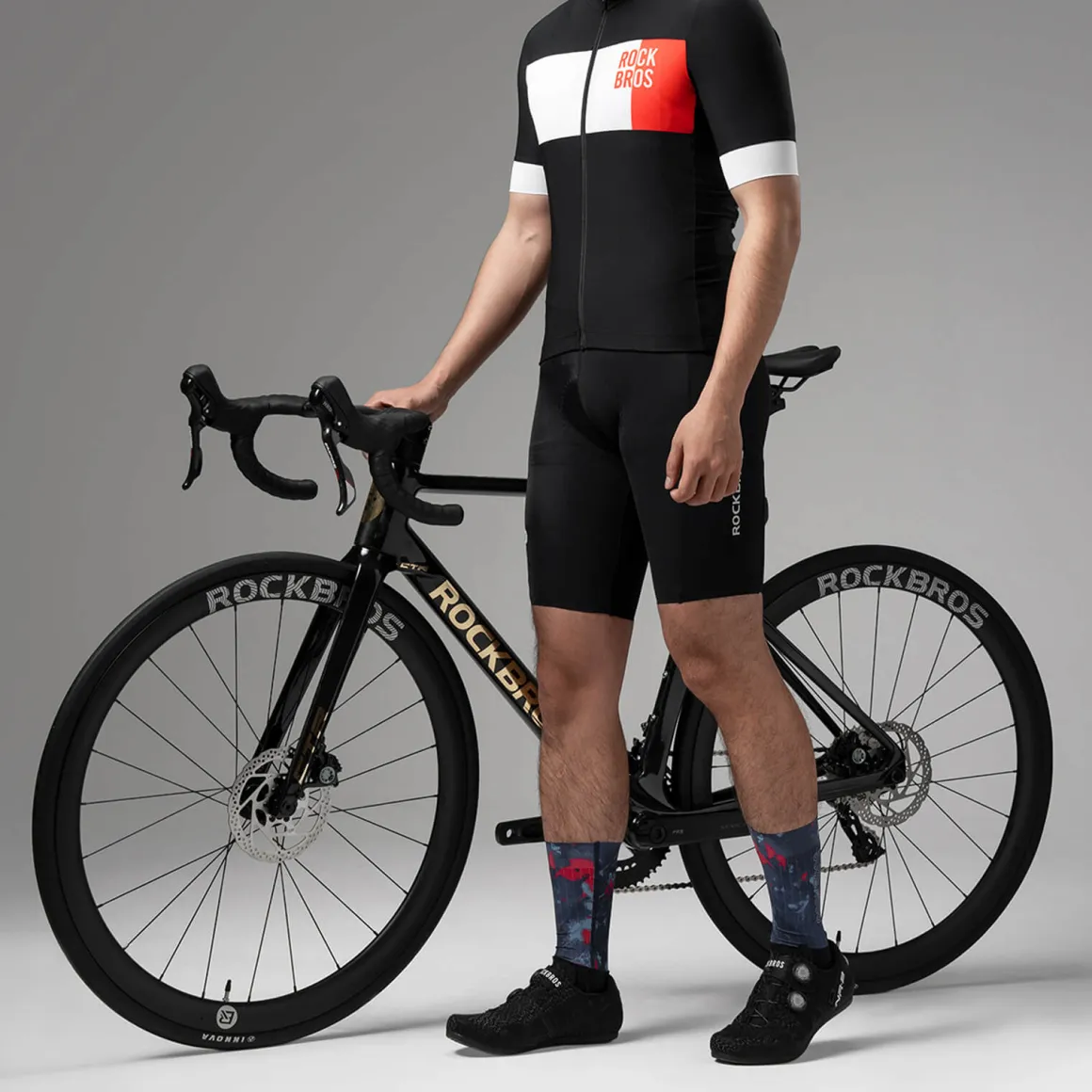 Men Summer Short Sleeve Cycling Jersey Breathable