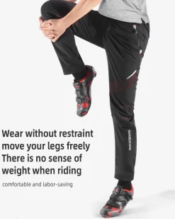 Men's Winter Cycling Pants Windproof Thermal Ergonomics