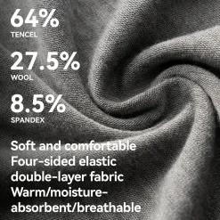 Merino Wool Warm Winter Hat Watch Cap for Men Women