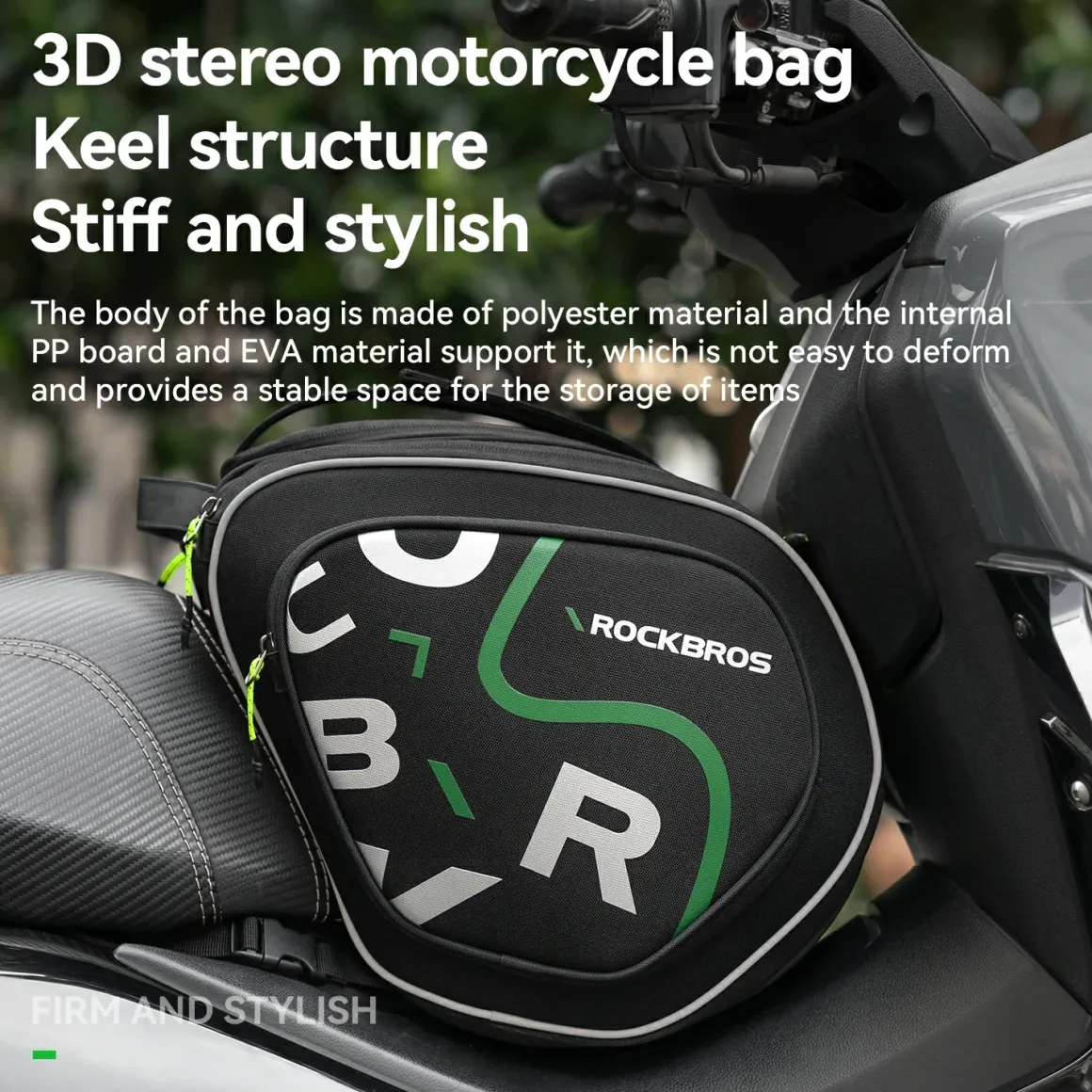 Motorcycle Tank Bag Helmet Bag 12L With Rain Cover