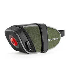 Multifunctional Cycling Tail Bag With Light