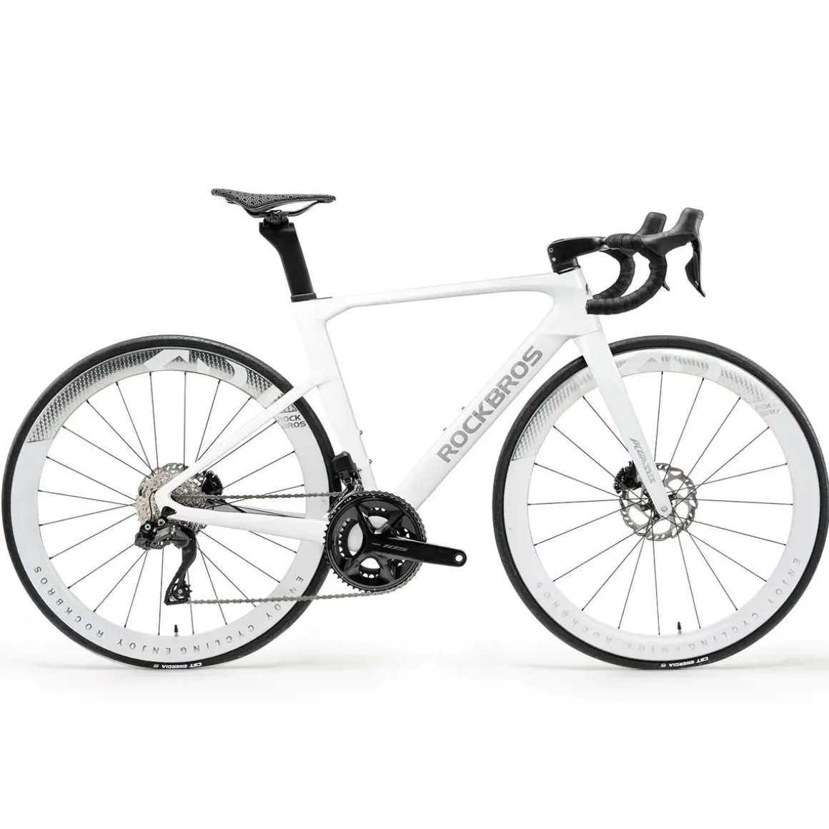 PGZ - Carbon Fiber Road Bike – Black/White