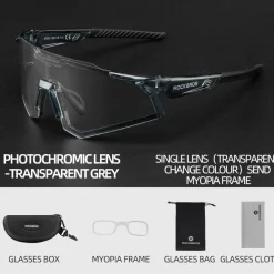 Photochromic Cycling Goggles for Road and MTB
