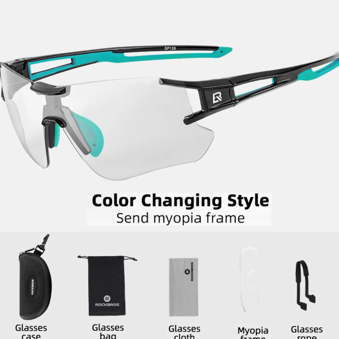 Photochromic Sports Goggles for Biking