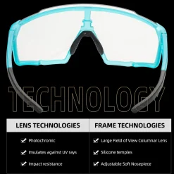 Polarised Full-Lens Sunglasses for Outdoor Sports