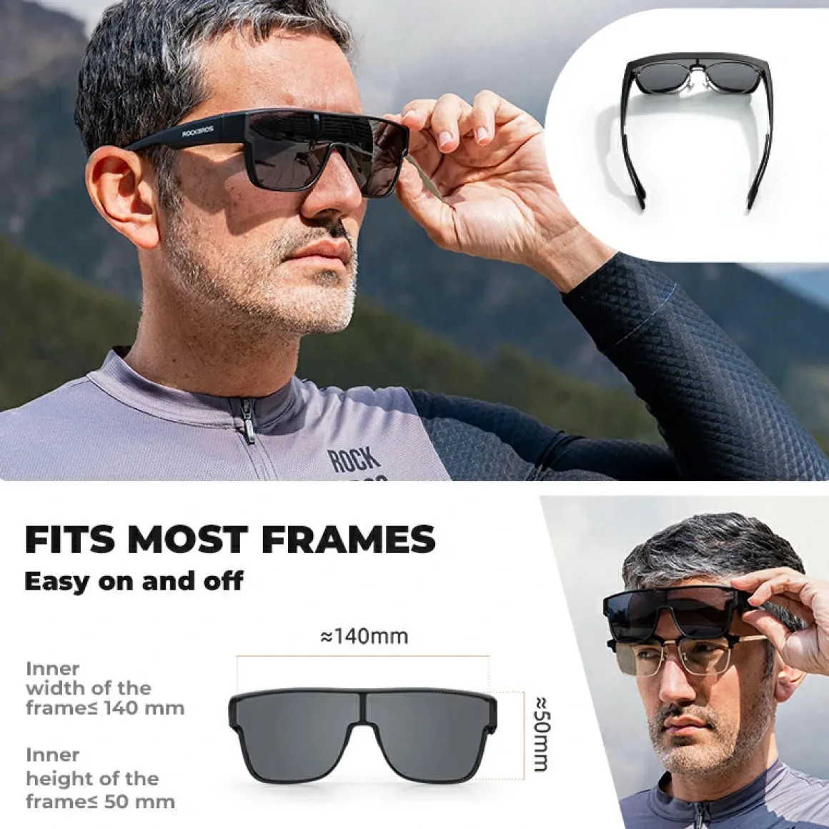 Polarized Fit Over Sunglasses (UV400)