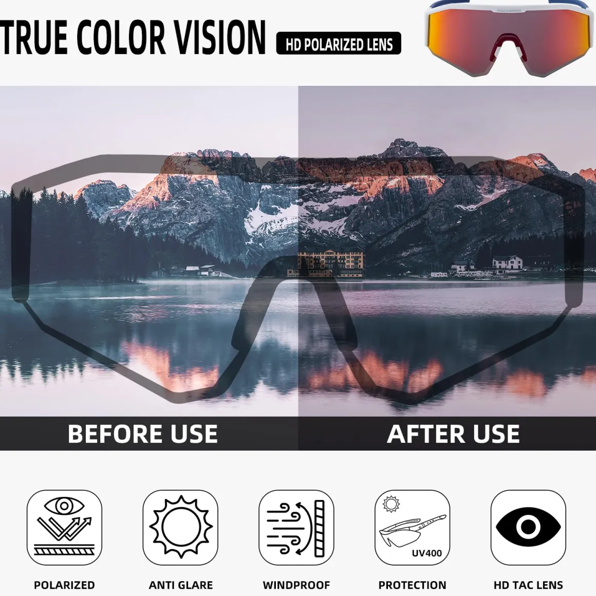 Polarized Sunglasses with Adjustable Fit (UV400)