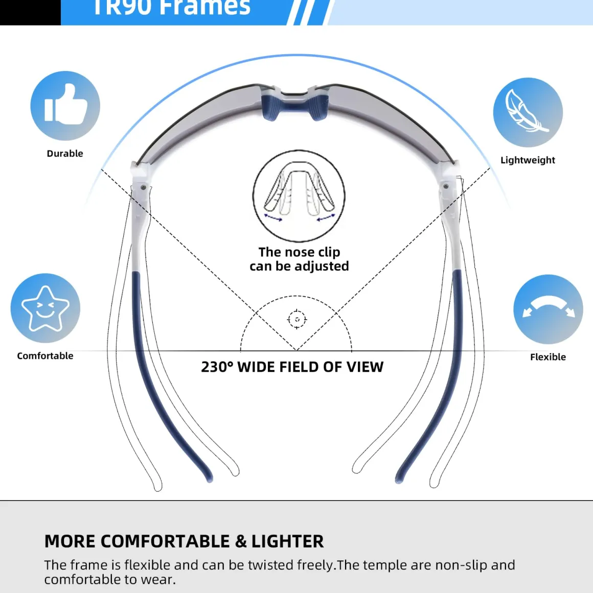Polarized Sunglasses with Adjustable Fit (UV400)