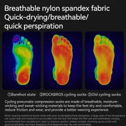 Professional Cycling Compression Socks Breathable