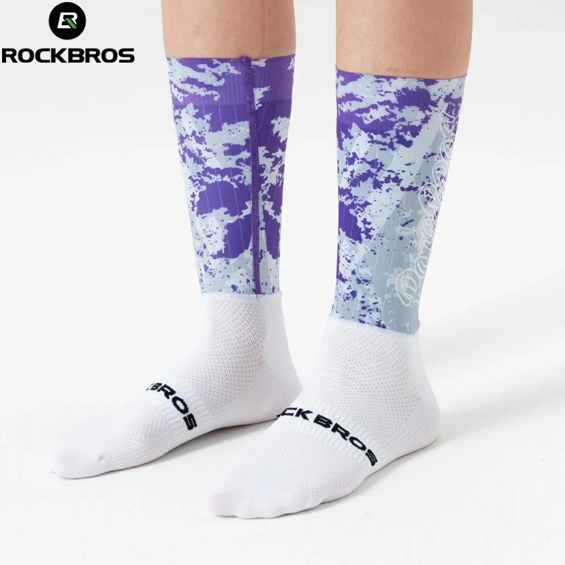 Professional Cycling Compression Socks Breathable