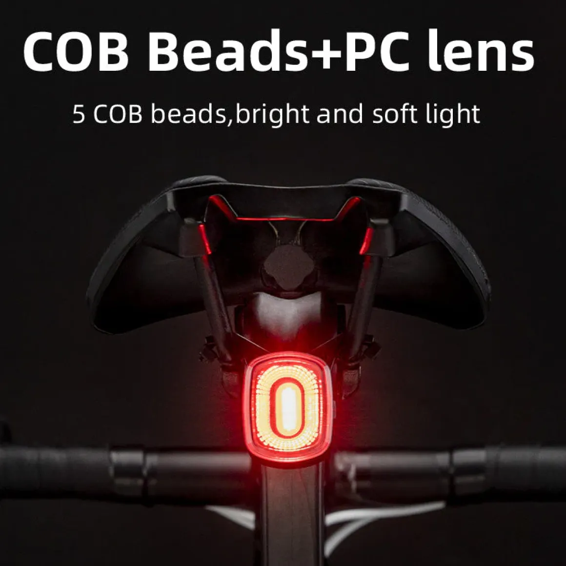 Q4 Tail Light Brake sensor USB with 7 Lighting Colors