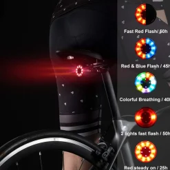 Q1 Tail Light USB with 7 Lighting Colors