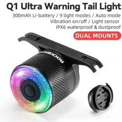 Q1 Ultra Colorful Tail Light IPX6