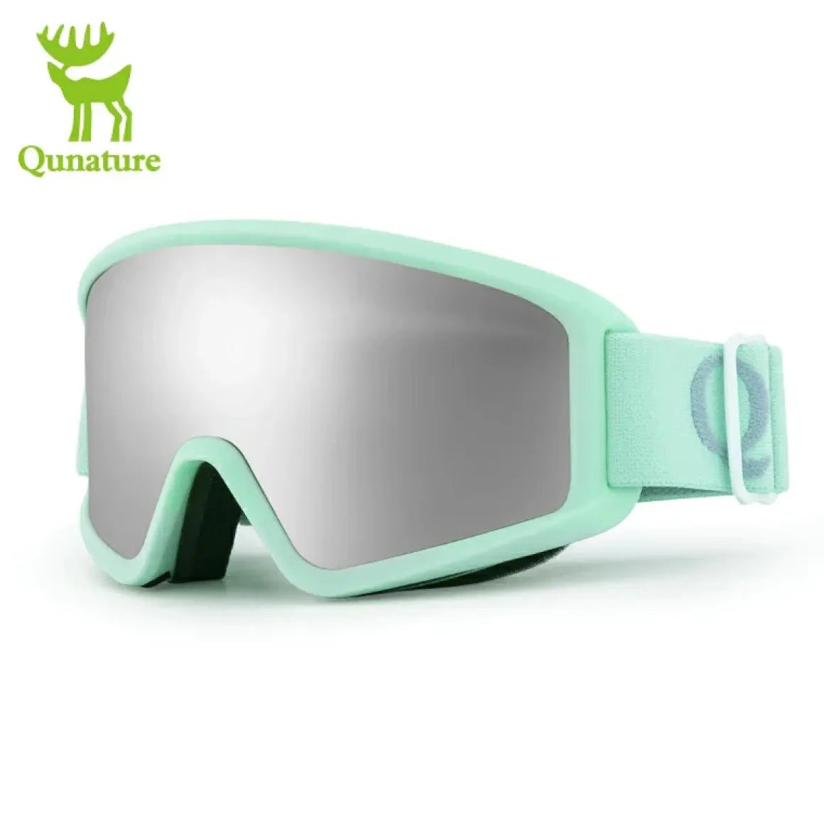 Qunature Anti-Fog Cylindrical Ski Goggles Double-Layer Lenses UV400 Protection