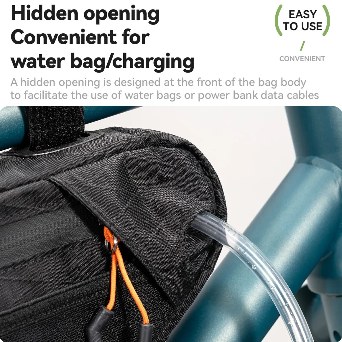 Qunature Bikepacking Bicycle Frame Bag