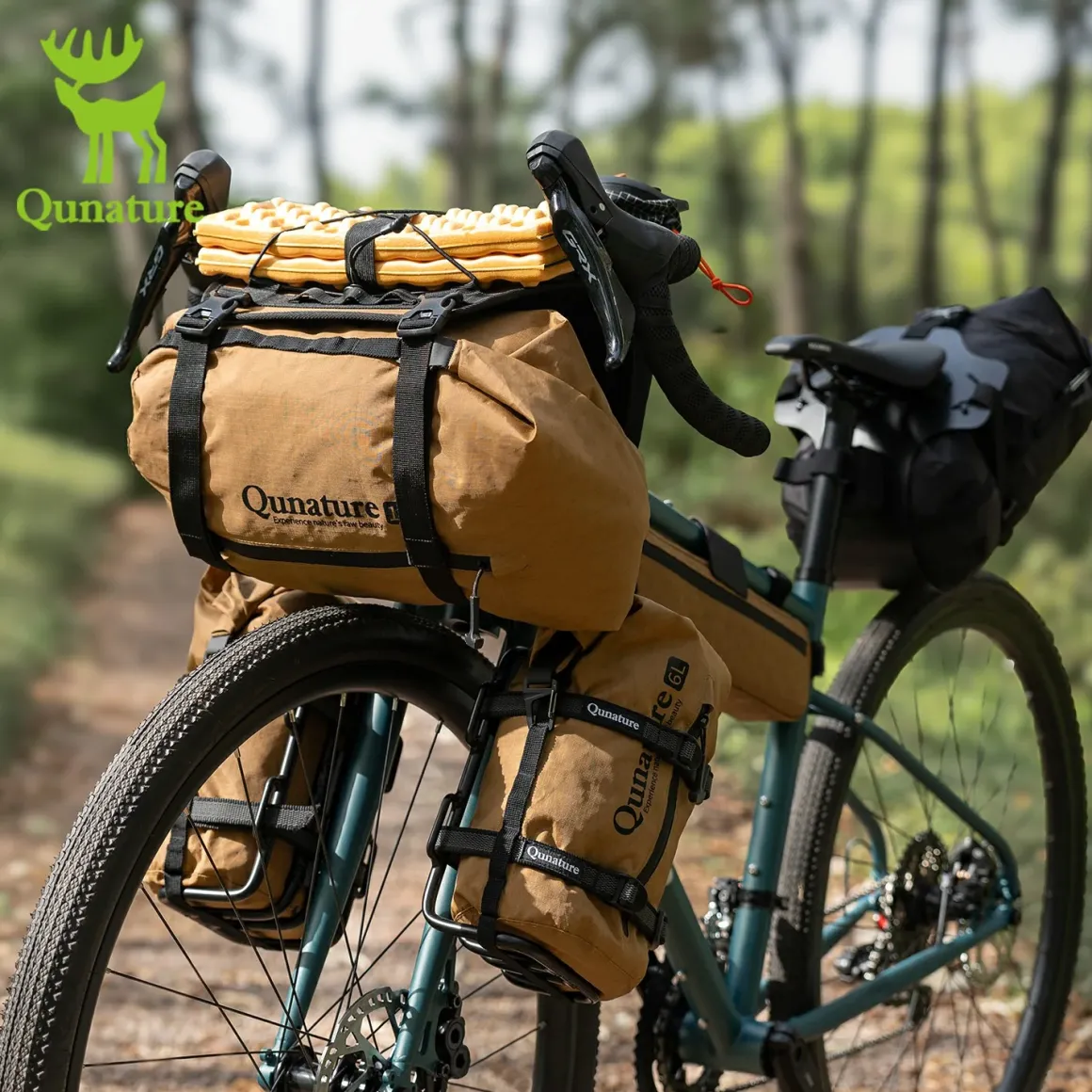 Qunature Bikepacking Bicycle Frame Bag