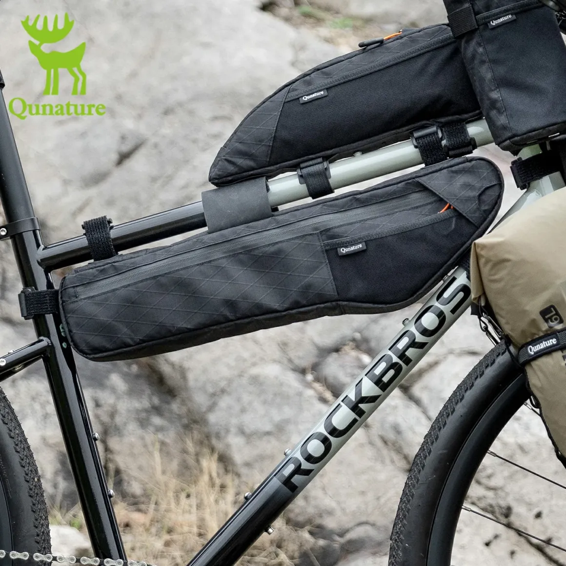 Qunature Bikepacking Bicycle Frame Bag