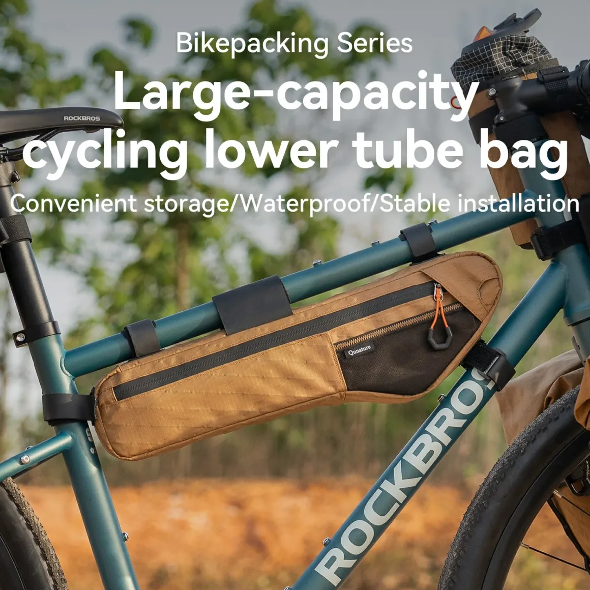 Qunature Bikepacking Bicycle Frame Bag