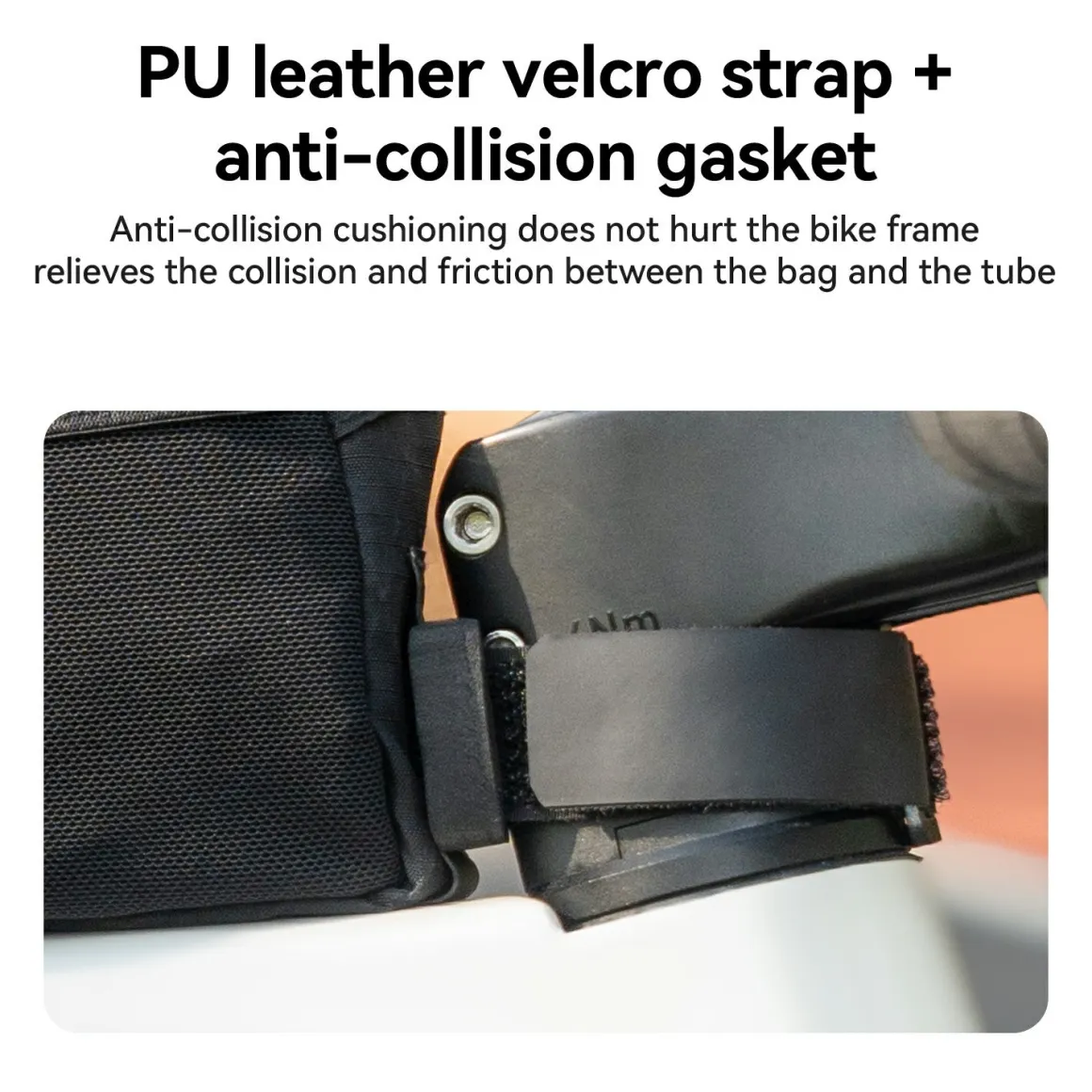 Qunature Bikepacking Frame Bag Top Tube Bag For Gravel Bike