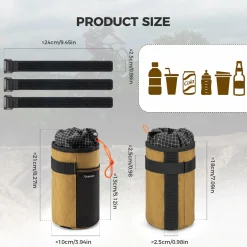 Qunature Bikepacking Water bottle bag