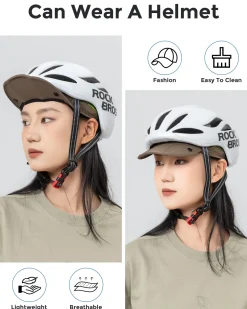 Qunature Foldable Cycling Cap with Sun Visor Quick-Dry