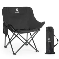 Qunature Folding Carbon Steel Camping Chair - Adult & Kids Sizes