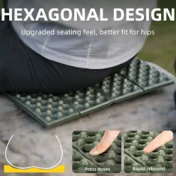 Qunature Folding Seat Pad Mat with Foam