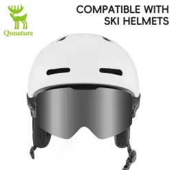 Qunature Frameless Anti-Fog Ski Goggles with UV Protection and Wide View