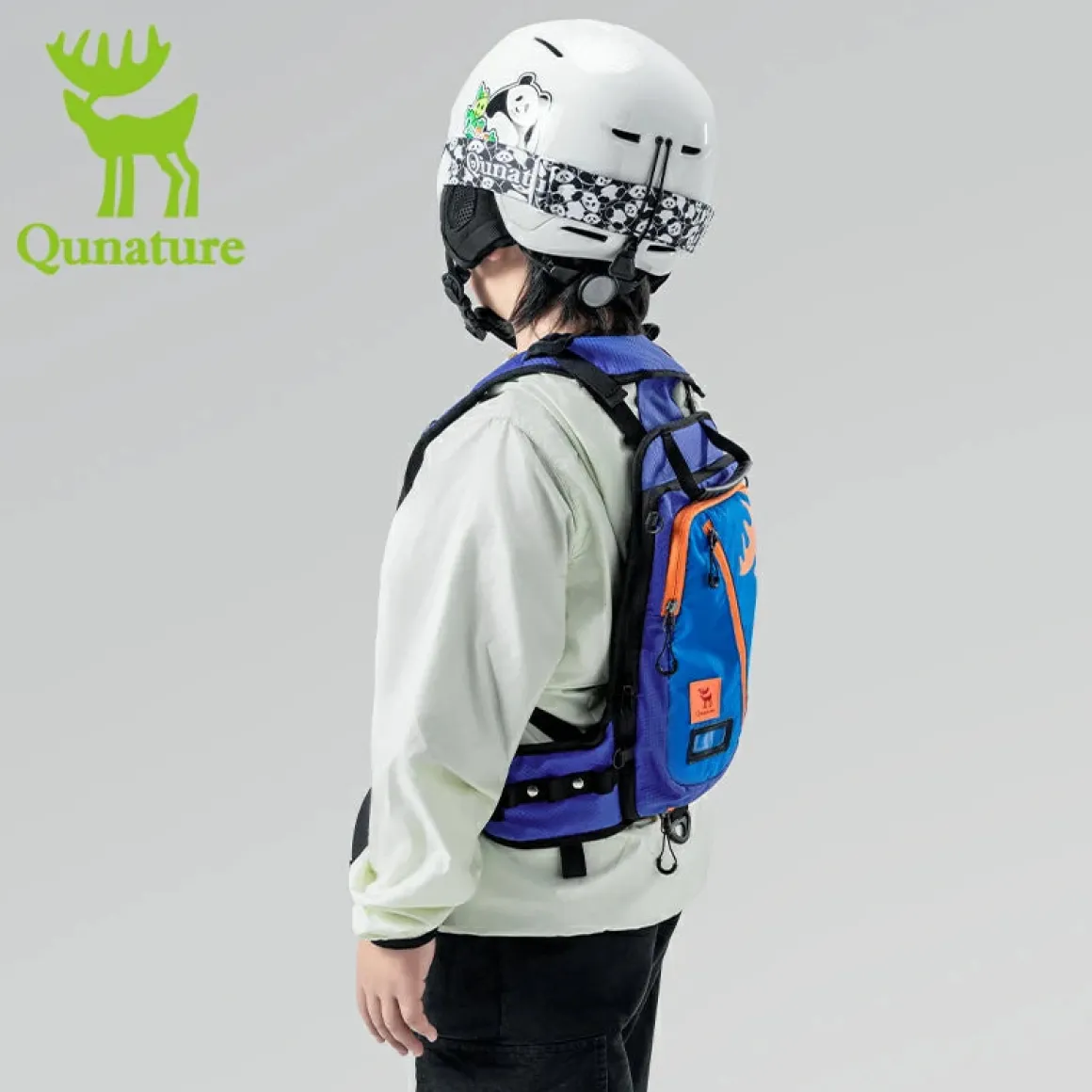 Qunature Kids’ Ski Training Backpack With Traction Rope-H53