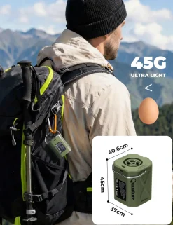 Qunature 4.2kPa Mini Air Pump with 800mAh LED
