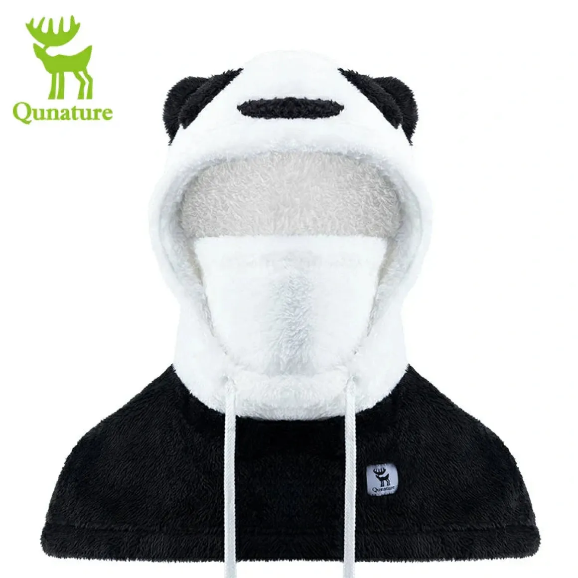 Qunature Panda Head Cover | Adorable Parent-Child Winter Wear