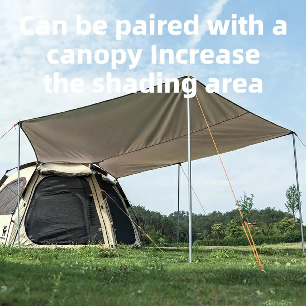 Qunature Quick Setup Hexagonal Tent UPF50+ Waterproof Lightweight