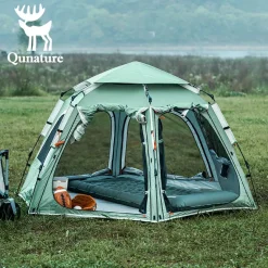 Qunature Quick Setup Hexagonal Tent UPF50+ Waterproof Lightweight