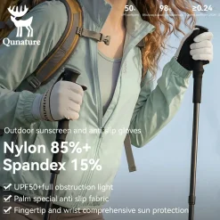 Qunature Sun Protection Gloves with Touchscreen Fingers