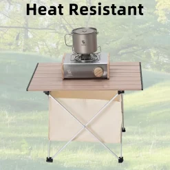 Qunature Ultralight Folding Camping Table with Storage Bag