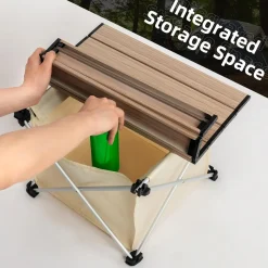 Qunature Ultralight Folding Camping Table with Storage Bag